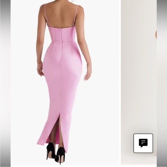 House of CB | Charmaine Pink Corset Maxi Dress | XS - Picture 5 of 10